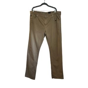 AG Adriano Goldschmied The Graduate SUD Tan Chino Soft Jeans sz 40x34 EUC